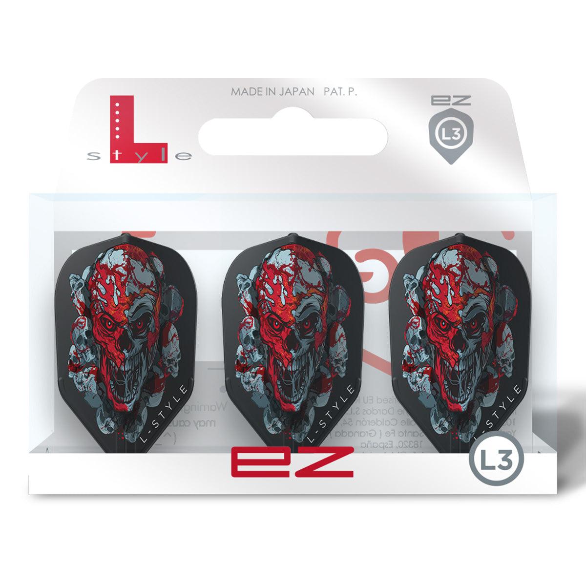 L-Style Ryan Searle V4 EZ Dart Flights Black L3 Shape - view 3