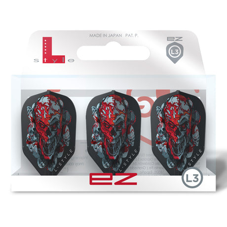 L-Style Ryan Searle V4 EZ Dart Flights Black L3 Shape - view 3