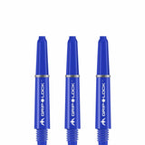 Mission GripLock Shafts - Dart Stems - Blue - view 6