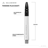 *Mission Sabre Shafts - Polycarbonate Dart Stems - White - Black Top - view 9