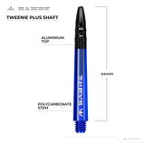 *Mission Sabre Shafts - Polycarbonate Dart Stems - Blue - Black Top - view 9