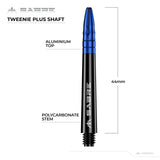 *Mission Sabre Shafts - Polycarbonate Dart Stems - Black - Blue Top - view 6