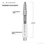 *Mission Sabre Shafts - Polycarbonate Dart Stems - Clear - Silver Top - view 6