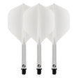 Flight Deck Clear One Piece Dart Flight and Shaft System by Shot