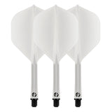 Flight Deck Clear One Piece Dart Flight and Shaft System by Shot