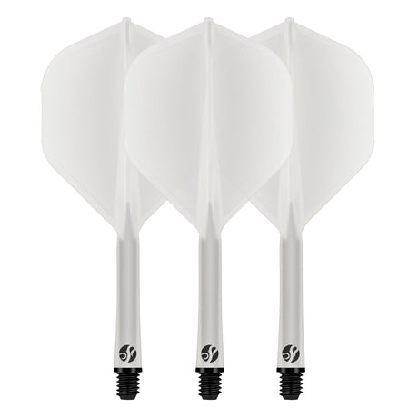 Flight Deck Clear One Piece Dart Flight and Shaft System by Shot