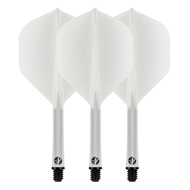 Flight Deck Clear One Piece Dart Flight and Shaft System by Shot