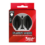 Flight Deck Black One Piece Dart Flight and Shaft System by Shot - view 4