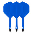 Flight Deck Blue One Piece Dart Flight and Shaft System by Shot
