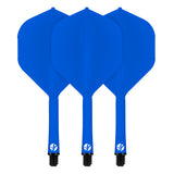 Flight Deck Blue One Piece Dart Flight and Shaft System by Shot
