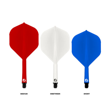 Flight Deck Tricolour One Piece Dart Flight and Shaft System by Shot - view 5