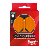 Flight Deck Orange One Piece Dart Flight and Shaft System by Shot - view 5