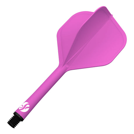 Flight Deck Pink One Piece Dart Flight and Shaft System by Shot - view 2