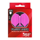 Flight Deck Pink One Piece Dart Flight and Shaft System by Shot - view 6