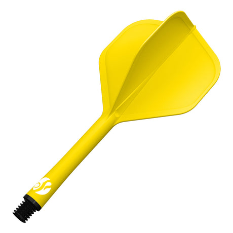 Flight Deck Yellow One Piece Dart Flight and Shaft System by Shot - view 2