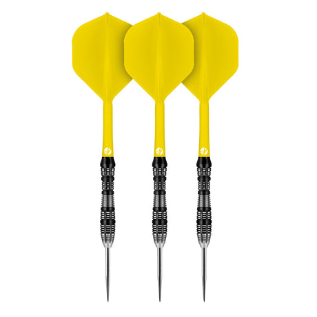 Flight Deck Yellow One Piece Dart Flight and Shaft System by Shot - view 4