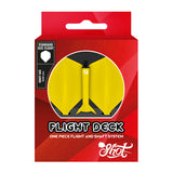 Flight Deck Yellow One Piece Dart Flight and Shaft System by Shot - view 5