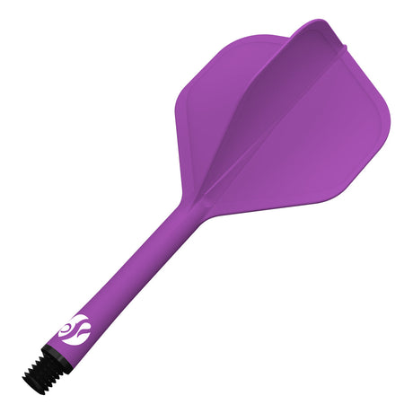 Flight Deck Purple One Piece Dart Flight and Shaft System by Shot - view 2