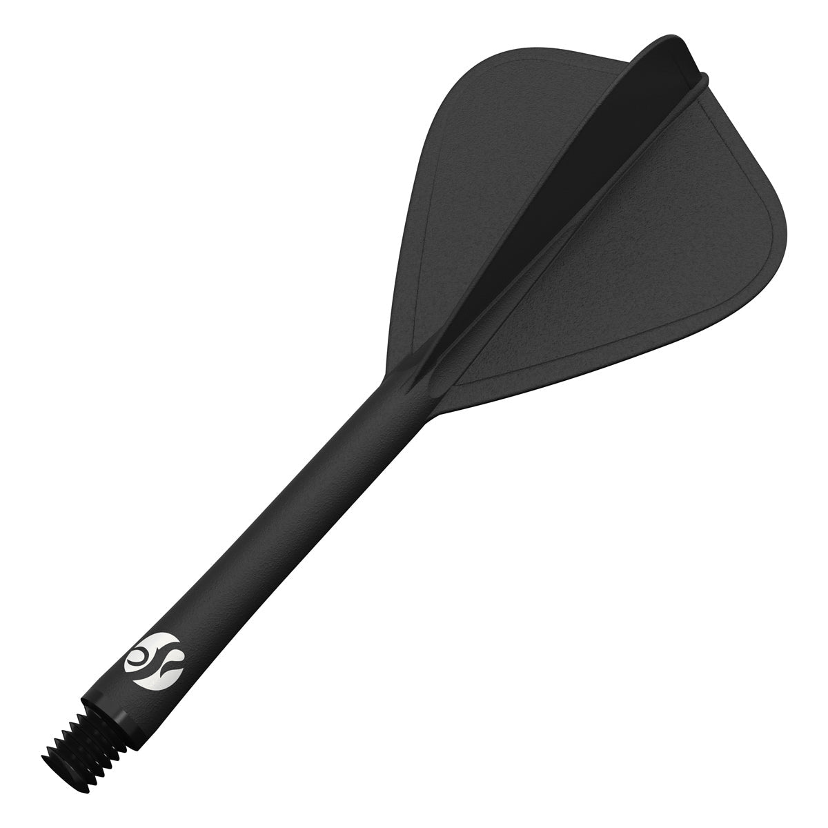 Shot Flight Deck One Piece Dart Flight and Shaft System Black Kite - view 3