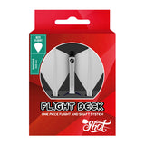 Shot Flight Deck One Piece Dart Flight and Shaft System Clear Kite - view 6