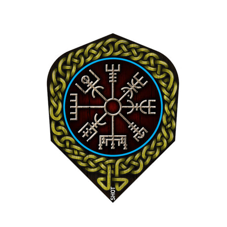 Viking Drakkar No6 Dart Flights by Shot
