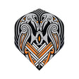Viking Raven Dart Flight No2 Standard Black by Shot