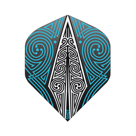 Odin's Spear Blue and White No2 Dart Flights by Shot