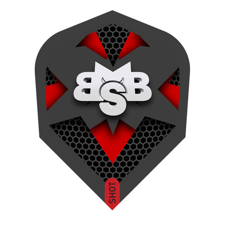 Michael Smith Tenacious Standard No6 Dart Flights by Shot
