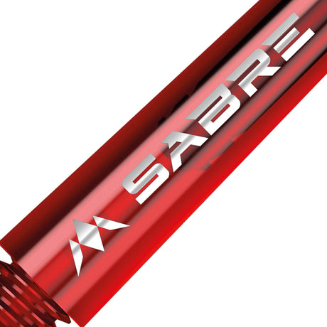 *Mission Sabre Shafts - Polycarbonate Dart Stems - Red - Black Top - view 13