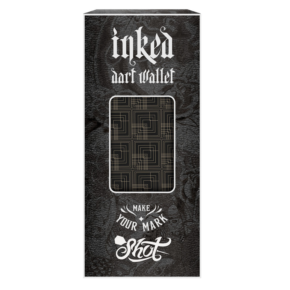 AI Mosaic Inked Dart Wallet by Shot - view 4