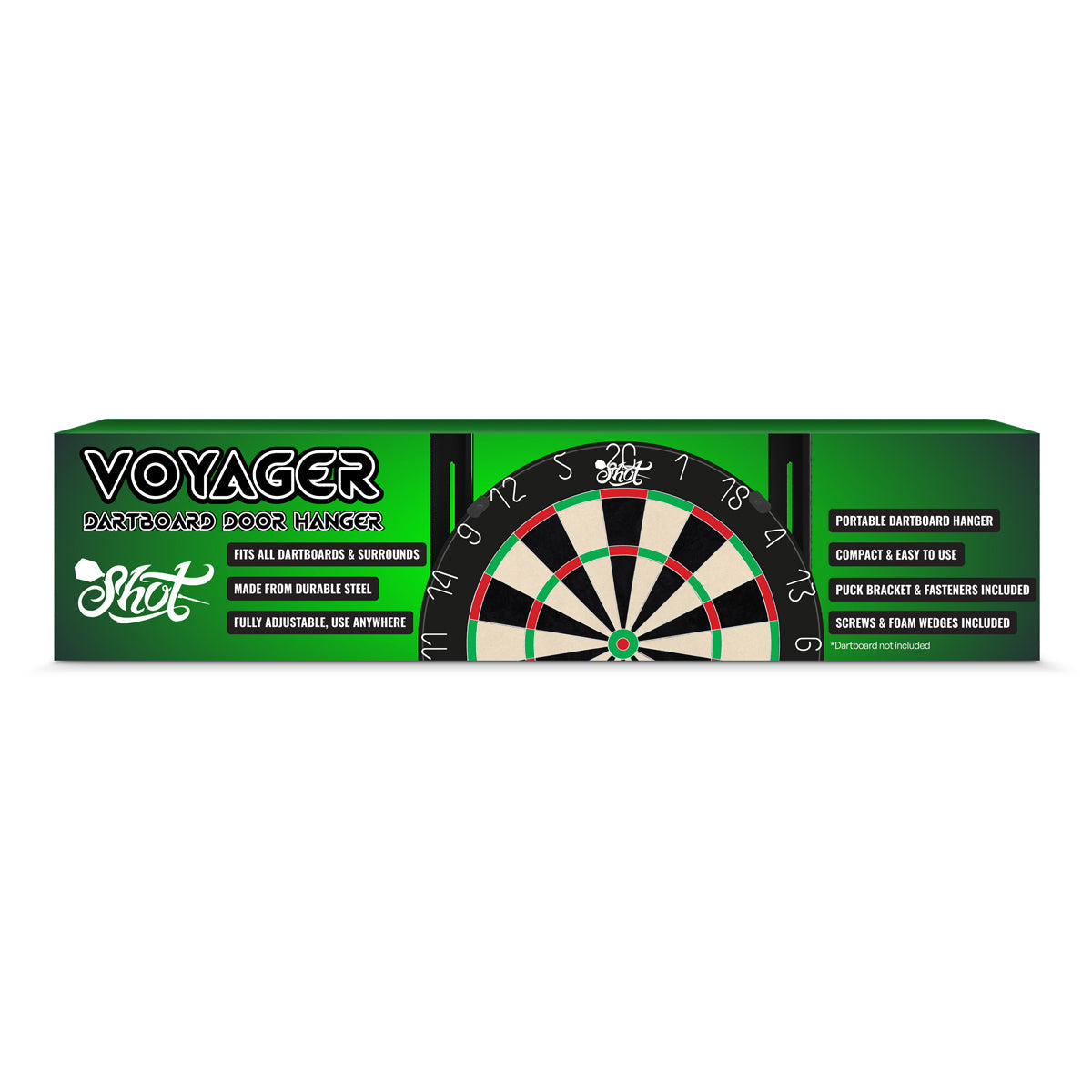 Voyager Dartboard Door Hanger by Shot - view 7