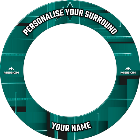 Mission Dartboard Surround - Heavy Duty - Design Collection - Vision Green