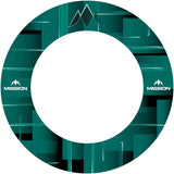 Mission Dartboard Surround - Heavy Duty - Design Collection - Vision Green - view 2