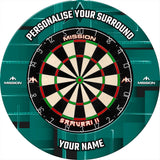 Mission Dartboard Surround - Heavy Duty - Design Collection - Vision Green - view 3