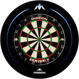 Mission Dartboard Surround - Heavy Duty - Design Collection - Light - view 2