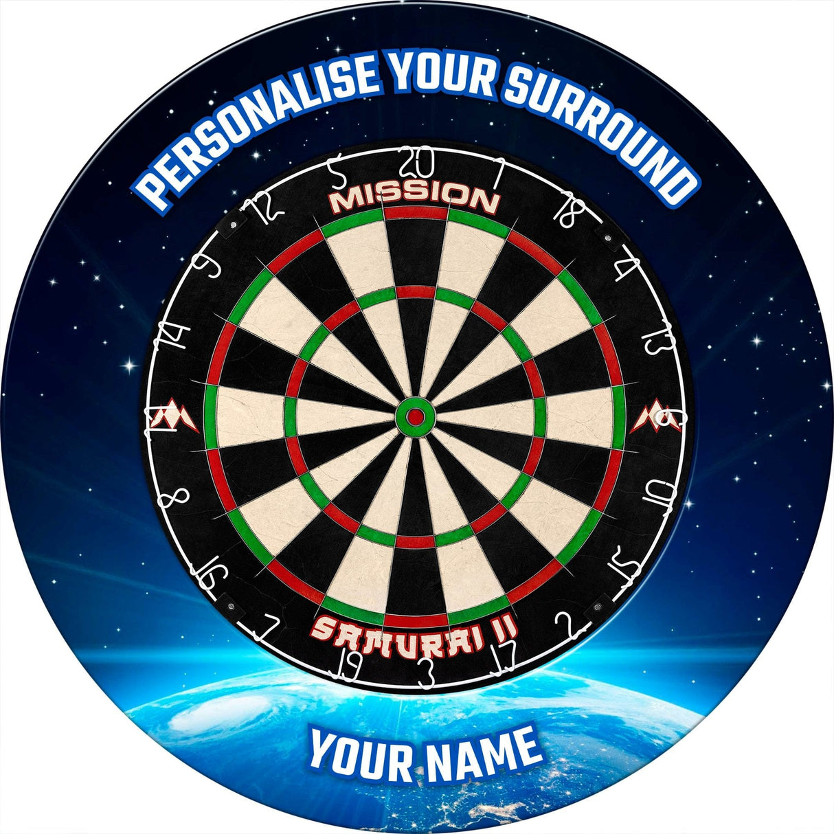 Mission Dartboard Surround - Heavy Duty - Design Collection - Earth - view 3