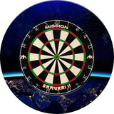 Mission Dartboard Surround - Heavy Duty - Design Collection - Earth at Night - view 4