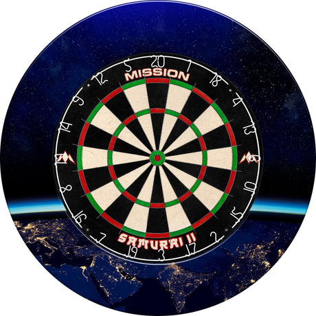 Mission Dartboard Surround - Heavy Duty - Design Collection - Earth at Night - view 4