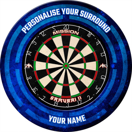 Mission Dartboard Surround - Heavy Duty - Design Collection - Code Blue - view 3