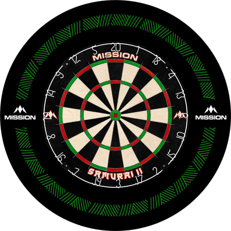 Mission Dartboard Surround - Heavy Duty - Design Collection - Green Reach - view 4