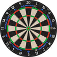 Mission Samurai 4 Dartboard - Professional - Knife Wire - White Spider