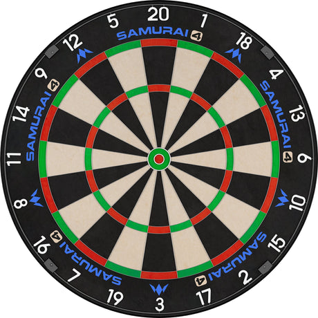 Mission Samurai 4 Dartboard - Professional - Knife Wire - White Spider