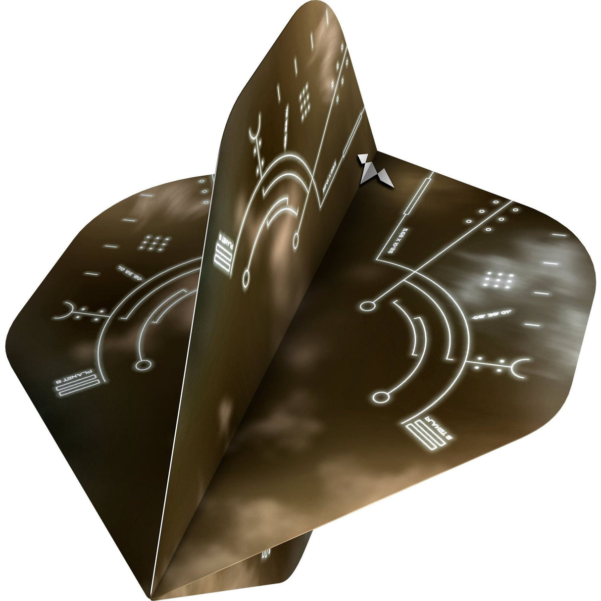 Mission Solo Dart Flights - 100 Micron - Standard No2 -Saturn - view 2