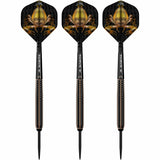 Mission Scorpion Darts - Steel Tip - 90% Tungsten - Black & Gold Electro - The Darts Shop
