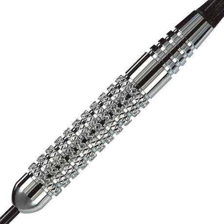Harrows Silver Arrows Knurled Chromed Brass Steel Tip Darts - view 2
