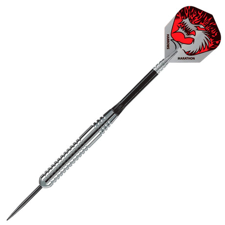 Harrows Silver Arrows Ringed Chromed Brass Steel Tip Darts - view 4