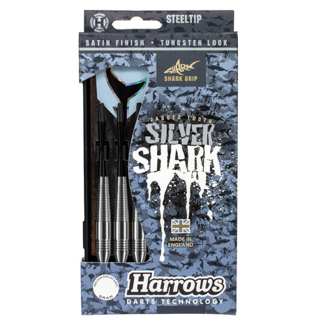 Harrows Silver Shark Style B Tungsten Look Steel Tip Darts - view 5