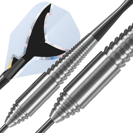 Harrows Silver Shark Style A Tungsten Look Steel Tip Darts - view 4