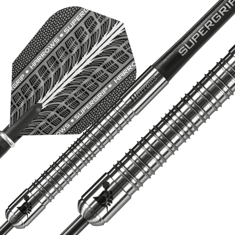 Harrows Supergrip 90% Tungsten Steel Tip Darts - The Darts Shop