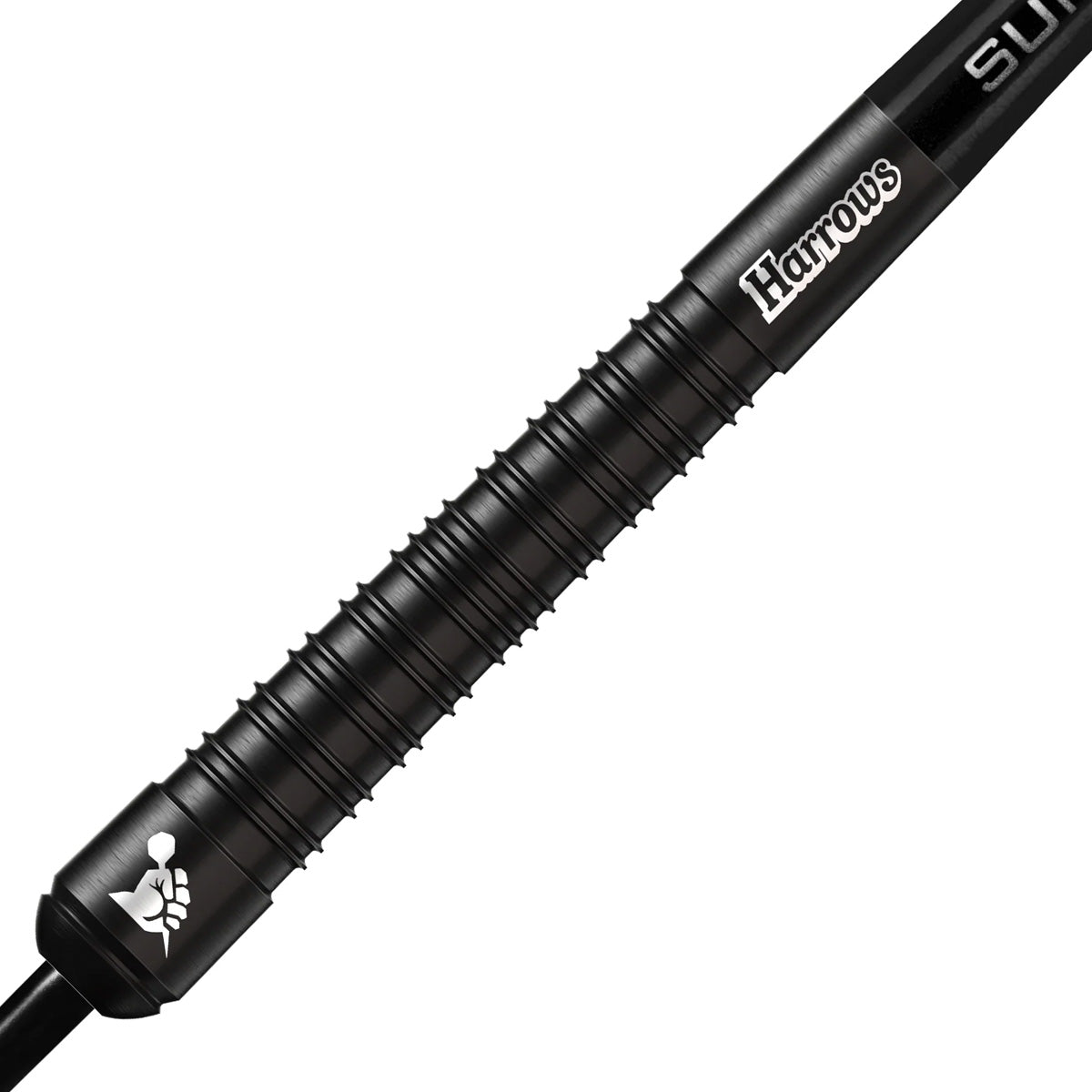 Harrows Supergrip Black Edition 90% Tungsten Steel Tip Darts - view 2